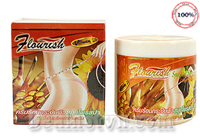 Kem massage tan mỡ Flourish 500ml - Thái Lan : tan mỡ bụng, hông, đùi và cải thiện da nhăn cho bạn vóc dáng thon gọn giảm giá chỉ còn 105.000 đồng.