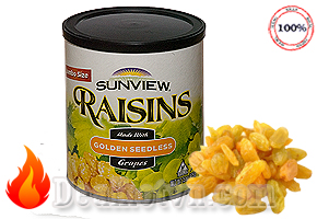 Nho vàng khô Sunview Raisins (425g) – Mỹ là loại thực phẩm mang lại rất nhiều lợi ích cho sức khỏe. Sản phẩm được chế biến sẵn, đảm bảo vệ sinh và tiện lợi. Giá 105.000đ.