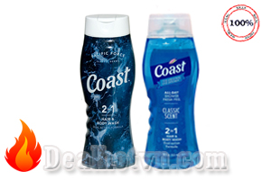 COAST - TẮM GỘI 2 in1 Coast Hair & Body Wash 532ml