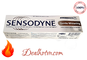 Combo 2 tuýp Kem Đánh Răng Sensodyne Gentle Whitening 160g - Làm Trắng Răng, Giảm Ê Buốt