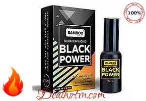 Xịt chống xuất tinh sớm Bamboo Black Power 15ml chính hãng Mỹ