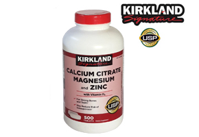 Kirkland Calcium Citrate Magnesium and Zinc Viên Uống Hỗ Trợ Xương Khớp chính hãng Mỹ