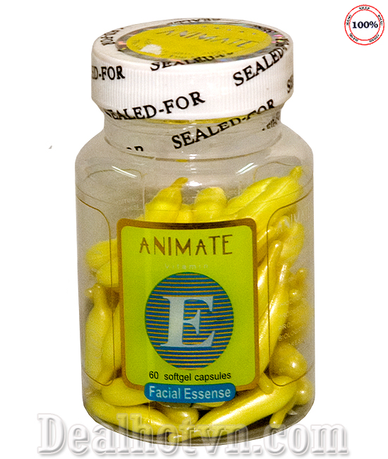 Vitamin E Animate – chống lão hóa giữ ẩm, trị mụn, làm trắng da hộp 60 viên  trị giá đ | DealHotVN UY TÍN - CHẤT LƯỢNG - GIÁ RẺ