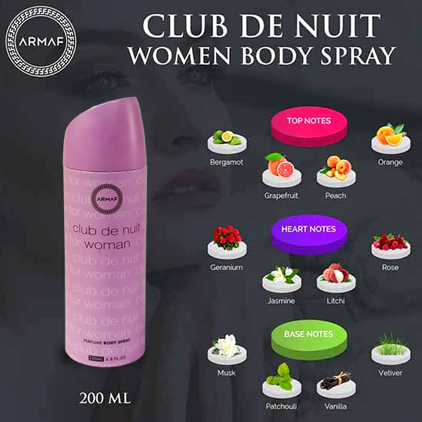Xịt thơm Body Nữ Armaf Club De Nuit mùi hương sang trọng, tinh tế, giống  với bản Dupe của Channel (Chai 200ml) | DealHotVN UY TÍN - CHẤT LƯỢNG - GIÁ  RẺ