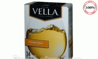 Hộp Rượu Vang Vella Chardonnay Of California - Mỹ