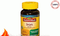 Viên uống bổ sung sắt Nature Made Iron 65mg 365 viên hàng nhập từ Mỹ, giúp bổ sung lượng sắt cần thiết cho cơ thể, duy trì hoạt động của hệ thống miễn dịch, và các cơ bắp. Giá 380.000đ.