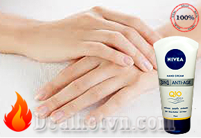 Kem dưỡng da tay chống lão hóa Nivea Q10