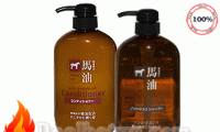 Dầu Gội-Dầu xả Mỡ Ngựa Horse Oil chính hãng Nhật Bản