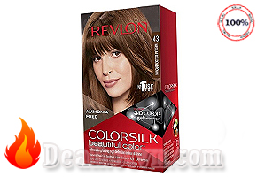 Nhuộm tóc Revlon phủ bạc Colorsilk Medium Golden Brown số 43