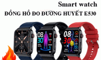 Đồng hồ thông minh đo đường huyết model E530 H Band mẫu mới năm 2023