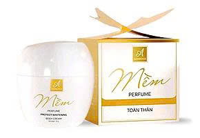 Kem dưỡng trắng da body mềm A Cosmetics mẫu mới 2025 (hàng chính hãng) giúp dưỡng trắng da toàn thân sau 1 tuần.